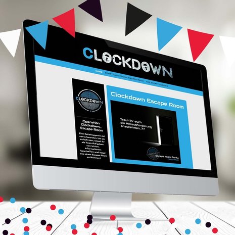 Website ClockDown kinderparty