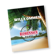 Willkommenblatt Robinson party