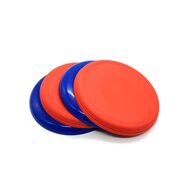 Frisbees Space Control rood en blauw