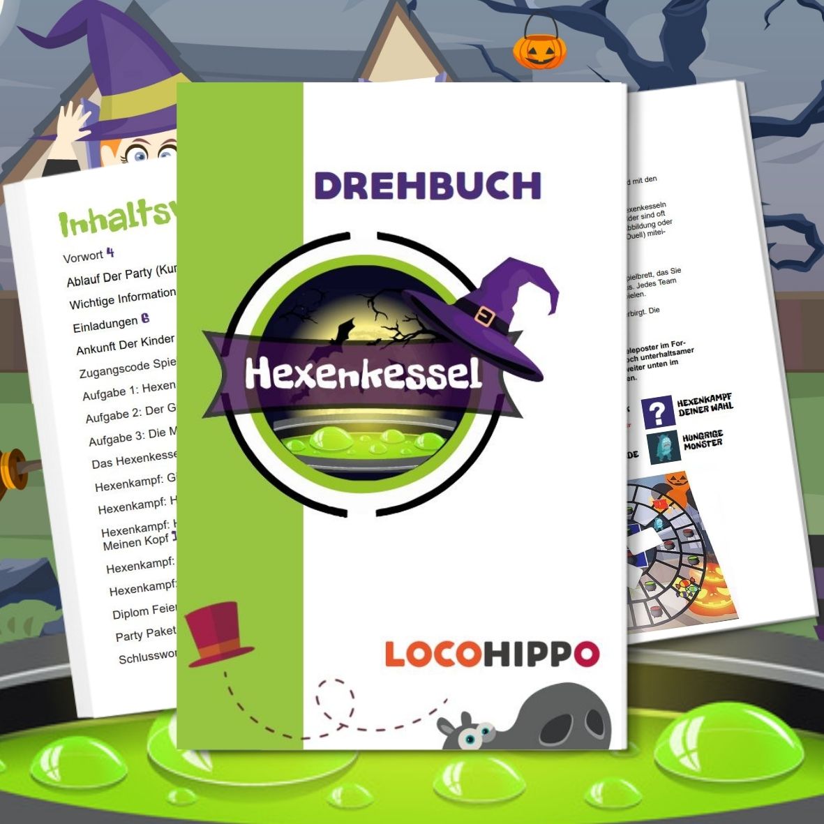Drehbuch Party Hexenkessel