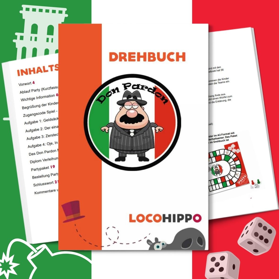 Drehbuch Don Pardon Party